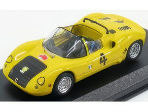 FIAT ABARTH 1000SP SPIDER N 4 BASSANOMONTEGRAPPA 1970 M.BALDO YELLOW BLACK/Best-Model 1/43�~�j�J�[