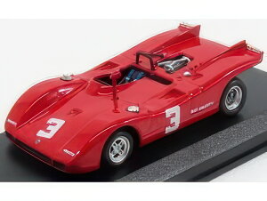 FIAT ABARTH 2000 SPIDER N 3 2nd EUROPEAN 2 LITRE CHAMPIONSHIP SALZBURGRING 1970 D.QUESTER RED/Best-Model 1/43~jJ[