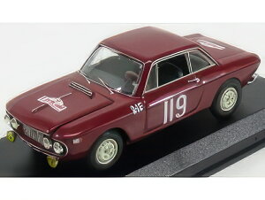 LANCIA FULVIA COUPE 1.2 N 119 RALLY TOUR DE CORSE 1965 CELLA GAMENARA AMARANTO MONTEBELLO/Best-Model 1/43~jJ[
