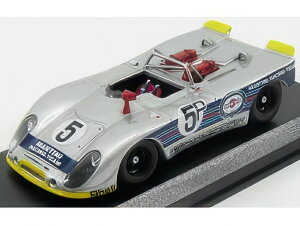PORSCHE 908/02 FLUNDER SPIDER N 5 TEST 1000km NURBURGRING 1971 VON HOHENZOLLEM VON BAYERN SILVER/Best-Model 1/43~jJ[