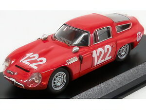 ALFA ROMEO TZ1 SCUDERIA PAGASO N 122 TARGA FLORIO 1966 LO PICCOLO SUTERA RED/Best-Model 1/43~jJ[