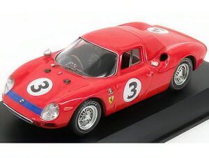 FERRARI 250LM N 3 WINNER 12h SURFERS PARADISE 1966 J.STEWART RED/Best-Model 1/43~jJ[