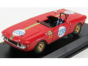LANCIA FULVIA SPIDER SPECIAL HF N 238 TARGA FLORIO 1969 MUNARI AALTONEN RED/Best-Model 1/43~jJ[