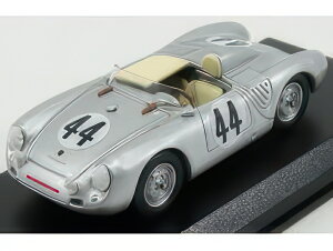 PORSCHE 550RS SPIDER N 44 12h SEBRING 1957 BUNKER WALLACE SILVER/Best-Model 1/43~jJ[