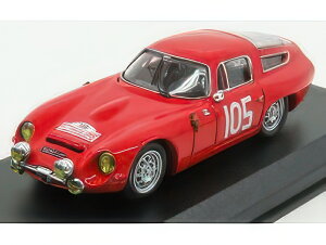 ALFA ROMEO TZ1 N 105 2nd RALLY TOUR DE CORSE 1964 ROLLAND G.AUGIAS RED/Best-Model 1/43~jJ[