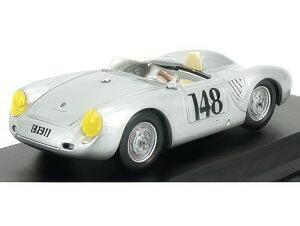 PORSCHE 550RS N 148 2nd AOSTA GRAN SAN BERNARDO 1957 WOLFGANG VON TRIPS SILVER/Best-Model 1/43�~�j�J�[