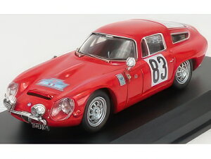 ALFA ROMEO TZ1 N 83 WINNER COUPE DES ALPES 1964 G.AUGIAS RED/Best-Model 1/43~jJ[