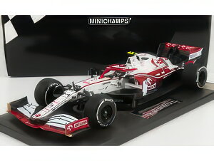 ALFA ROMEO F1 C41 TEAM ORLEN RACING N 99 LAST RACE ABU DHABI GP 2021 ANTONIO GIOVINAZZI WHITE RED MET/MINICHAMPS 1/18�~�j�J�[