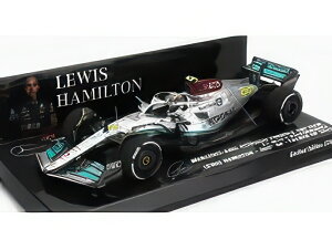 MERCEDES GP F1 W13E TEAM MERCEDESAMG PETRONAS F1 N 44 (300th F1 GRAND PRIX) 2nd FRANCE GP 2022 LEWIS HAMILTON SILVER GREEN/MINICHAMPS 1/43~jJ[