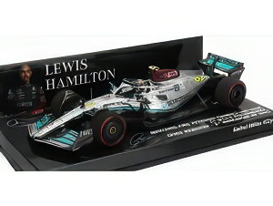 MERCEDES GP F1 W13E TEAM MERCEDESAMG PETRONAS F1 N 44 2nd HUNGARIAN GP 2022 LEWIS HAMILTON SILVER GREEN/MINICHAMPS 1/43�~�j�J�[