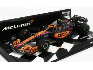 McLAREN F1 MCL36 MERCEDES TEAM MCLAREN N 3 SINGAPORE GP 2022 DANIEL RICCIARDO ORANGE LIGHT BLUE/MINICHAMPS 1/43~jJ[