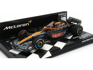 McLAREN F1 MCL36 MERCEDES TEAM MCLAREN N 3 ABU DHABI GP 2022 DANIEL RICCIARDO ORANGE LIGHT BLUE/MINICHAMPS 1/43�~�j�J�[