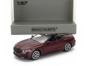 BMW 8SERIES CABRIOLET (G14) 2020 RED MET/MINICHAMPS 1/87~jJ[