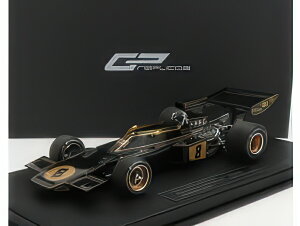 LOTUS F1 72D JOHN PLAYER TEAM LOTUS N 8 WINNER BRITISH GP BRANDS HATCH WORLD CHAMPION 15 July 1972 EMERSON FITTIPALDI BLACK GOLD/GP Replicas 1/18�~�j�J�[