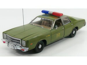 PLYMOUTH FURY U.S. ARMY MILITARY POLICE 1977 ATEAM MILITARY GREEN/Greenlight 1/18�~�j�J�[