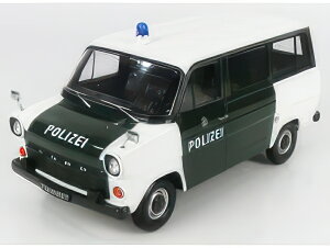 FORD ENGLAND TRANSIT MKI MINIBUS HAMBURG POLIZEI 1965 WHITE GREEN/KK-SCALE 1/18�~�j�J�[