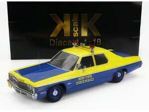 DODGE MONACO NEW YORK STATE POLICE 1974 YELLOW BLUE/KK-SCALE 1/18~jJ[