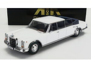 MERCEDES BENZ SCLASS 600 PULLMAN (W100) LANDAULET SEMICONVERTIBLE 1964 WHITE/KK-SCALE 1/18~jJ[