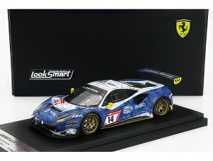 FERRARI 488 GT3 EVO 3.9L TURBO V8 HELLA PAGID RACING ONE GMBH TEAM N 14 24h NURBURGRING 2022 JEROEN BLEEKEMOLEN CHRISTIAN KOHLHAAS NICK FOSTER JULES SZYMKOWIAK BLUE WHITE/LOOKSMART 1/43~jJ[