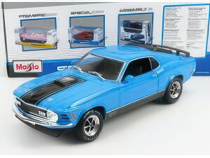 FORD USA MUSTANG MACH1 COUPE 1970 BLUE BLACK/MAISTO 1/18~jJ[