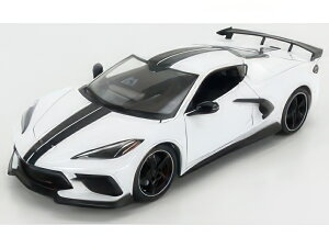 CHEVROLET CORVETTE STINGRAY 2020 WHITE/MAISTO 1/18~jJ[