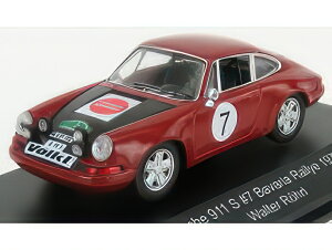 PORSCHE 911S N 7 RALLY BAVARIA 1970 W.ROHRL BORDEAUX BLACK/CMR 1/43~jJ[