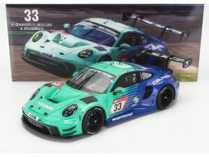 PORSCHE 911 992 GT3 R TEAM FALKEN MOTORSPORTS N 33 24h NURBURGRING 2023 KLAUS BACHLER SVEN MULLER ALESSIO PICARIELLO GREEN BLUE/MINICHAMPS 1/18�~�j�J�[