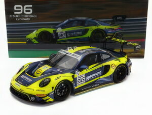 PORSCHE 911 992 GT3 R TEAM RUTRONIK RACING N 96 5th 24h SPA 2023 THOMAS PREINING LAURENT HEINRICH DENNIS OLSEN YELLOW BLUE/MINICHAMPS 1/18�~�j�J�[