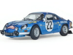 RENAULT MODELKIT ALPINE A110 1600S N 22 4th RALLY MONTECARLO 1971 JEAN CLAUDE ANDRUET MICHEL VIAL BLUE MET/IXO 1/8�~�j�J�[