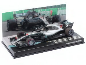 【予約】MERCEDES GP F1 W09 EQ POWER AMG PETRONAS MOTORSPORTS N 44 WORLD CHAMPION 4th MEXICO GP 2018 LEWIS HAMILTON SILVER BLACK/MINICHAMPS 1/43ミニカー