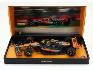 McLAREN F1 MCL60 TEAM McLAREN N 4 6th AUSTRALIAN GP WITH PIT BOARD 2023 LANDO NORRIS ORANGE BLACK/MINICHAMPS 1/18�~�j�J�[