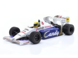 【予約】TOLEMAN F1 TG184 HART TURBO N 19 2nd MONACO GP 1984 AYRTON SENNA WHITE BLUE/MINICHAMPS 1/18ミニカー