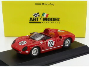 FERRARI 275P SPIDER ch.0820 TEAM SEFAC FERRARI N 22 WINNER 12h SEBRING 1964 MICHEAL PARKES UMBERTO MAGLIOLI RED/ART-MODEL 1/43~jJ[
