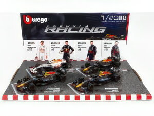 RED BULL F1 チャンピオンカー4台セット MAX VERSTAPPEN SERGIO PEREZ /Bburago 1/43ミニカー