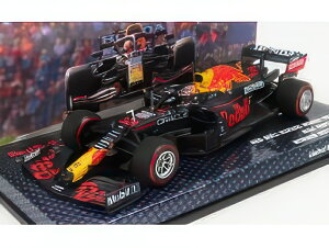 RED BULL F1 RB16B HONDA RA620H TEAM ASTON MARTIN N 33 WINNER DUTCH GP WORLD CHAMPION 2021 MAX VERSTAPPEN MATT BLUE YELLOW RED/MINICHAMPS 1/43�~�j�J�[