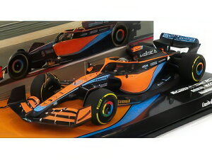 McLAREN F1 MCL36 MERCEDES TEAM MCLAREN N 3 BAHRAIN GP 2022 DANIEL RICCIARDO ORANGE LIGHT BLUE/MINICHAMPS 1/43�~�j�J�[