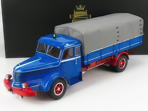 KRUPP TITAN SWL80 TRUCK CANVAS TOP TELONATO 2ASSI 1950 BLUE RED/ROAD-KINGS 1/18�~�j�J�[