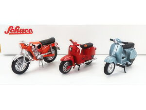 SIMSON SET 3X SCHWALBE KR51/1 1968 + ZUNDAPP KS50 SUPER SPORT 1950 PIAGGIO VESPA 150 PX VARIOUS/SCHUCO 1/43~jJ[