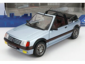 PEUGEOT 205 CTI MKI (GTi) 1.6 CABRIOLET 1989 LIGHT BLUE MET/SOLIDO 1/18~jJ[