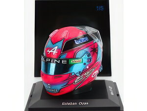 BELL HELMET F1 CASCO HELMET RENAULT A523 TEAM BWT ALPINE N 31 MIAMI GP 2023 ESTEBAN OCON BLUE PINK FUCSIA/SPARK-MODEL 1/5~jJ[
