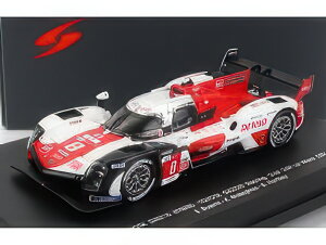TOYOTA GR010 3.5L V6 TWIN TURBO HYBRID TEAM GAZOO RACING N 8 2nd 24h LE MANS 2021 S.BUEMI N.NAKAJIMA B.HARTLEY WHITE RED/SPARK-MODEL 1/87~jJ[