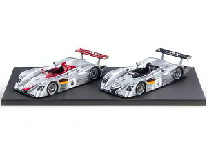 y\zAUDI SET 2X AUDI R8 3.6L TURBO V8 TEAM AUDI SPORT JOEST N 8 WINNER 24h LE MANS 2000 F.BIELA/TOPMARQUES 1/18~jJ[