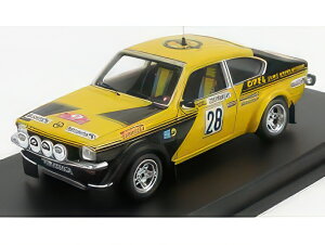 OPEL KADETT C GT/E (night version) N 28 RALLY MONTECARLO 1976 ANDERS KULLANG CLAES GORAN ANDERSSON YELLOW BLACK/TROFEU 1/43~jJ[