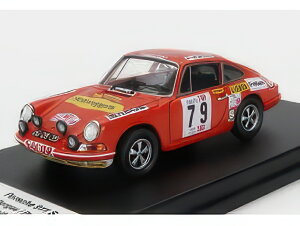 PORSCHE 911S COUPE N 79 RALLY TAP 1972 A.BORGES P.GARCIA RED/TROFEU 1/43~jJ[