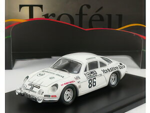RENAULT ALPINE A110 N 86 RALLY RAC LOMBARD 1972 J.ROBINSON D.RODGERS WHITE/TROFEU 1/43�~�j�J�[