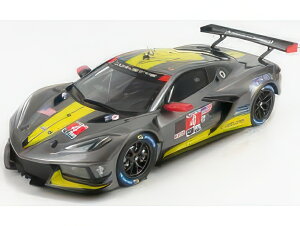 CHEVROLET C8.R 6.2L V8 TEAM CORVETTE RACING N 4 2nd GTLM CLASS 24h DAYTONA 2021 T.MILNER A.SIMS N.TANDY YELLOW GREY/TRUESCALE 1/18�~�j�J�[