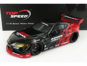 TOYOTA SUPRA GR ADVAN PANDEM 2019 RED BLACK/TRUESCALE 1/18�~�j�J�[