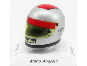 BELL HELMET F1 TEAM LOTUS 1978 MARIO ANDRETTI VISIERA GIALLA SILVER RED/TRUESCALE 1/8�~�j�J�[