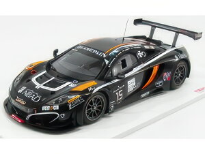 McLAREN MP412 GT3 TEAM BOUTSEN GINION RACING N 15 24h SPA 2014 K.A.OJJEH O.GROTZ F.VERVISCH G.PANTANO BLACK/TRUESCALE 1/18~jJ[