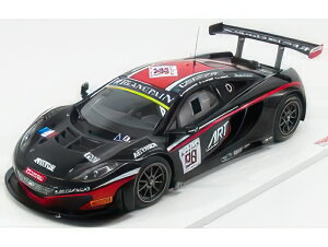 McLAREN MP412C TEAM ART GRAND PRIX N 98 24h SPA 2014 G.DEMOUSTIER N.LAPIERRE A.PARENTE BLACK RED/TRUESCALE 1/18~jJ[